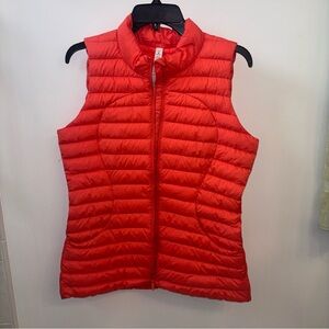 Lululemon Athletica Vibrant Red Puffer Jacket (like new)